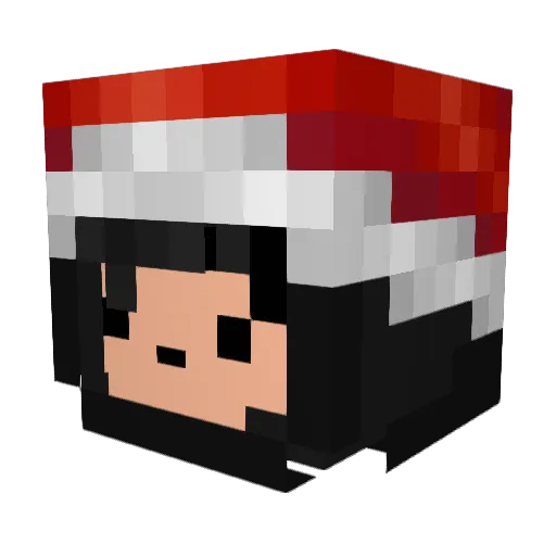 Not_Cosmin Minecraft avatar head, 3D render