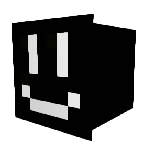 Not_Kinetic Minecraft avatar head, 3D render