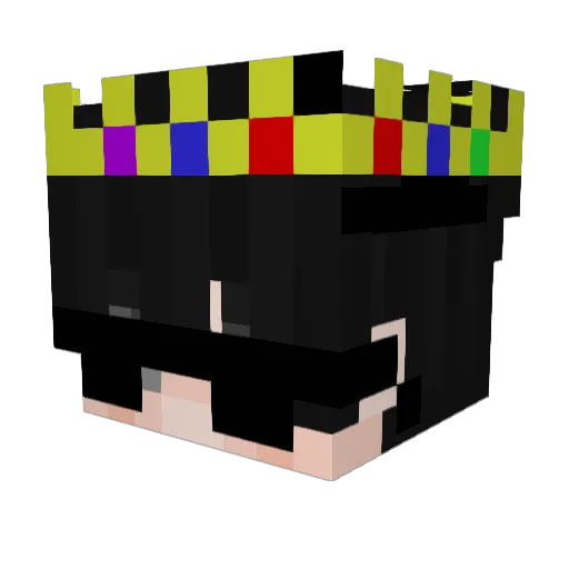 Not_KuberB Minecraft avatar head, 3D render