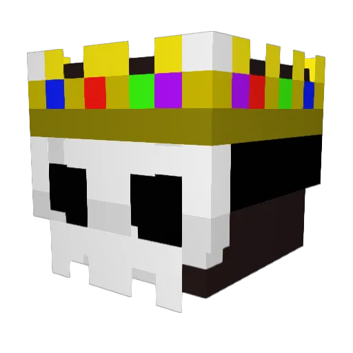 Not_LuckyMan Minecraft avatar head, 3D render