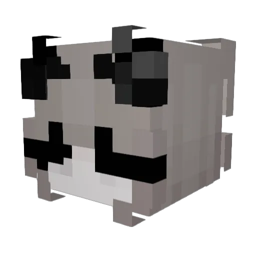 Not_Me_UwU Minecraft avatar head, 3D render