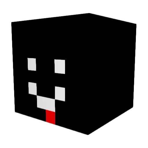 Not_Mo Minecraft avatar head, 3D render