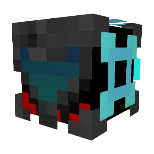 Not_MrE Minecraft avatar head, 3D render