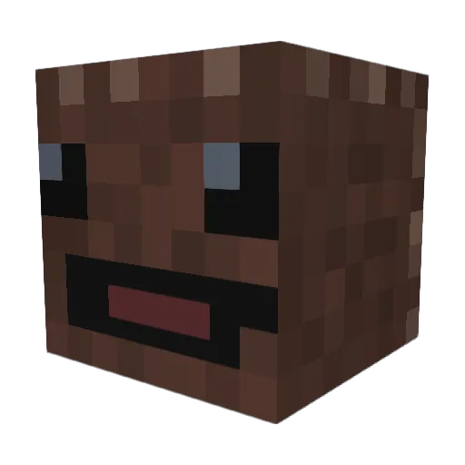 Not_Nero Minecraft avatar head, 3D render