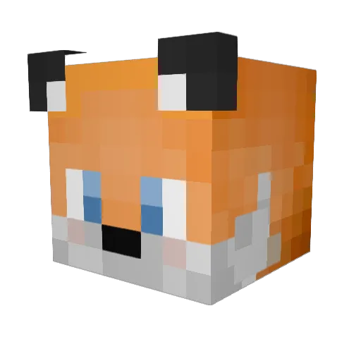 Not_Raphtalia Minecraft avatar head, 3D render