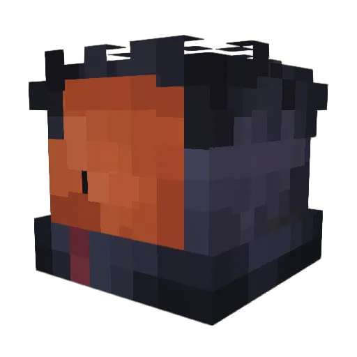 Not_Rocky Minecraft avatar head, 3D render