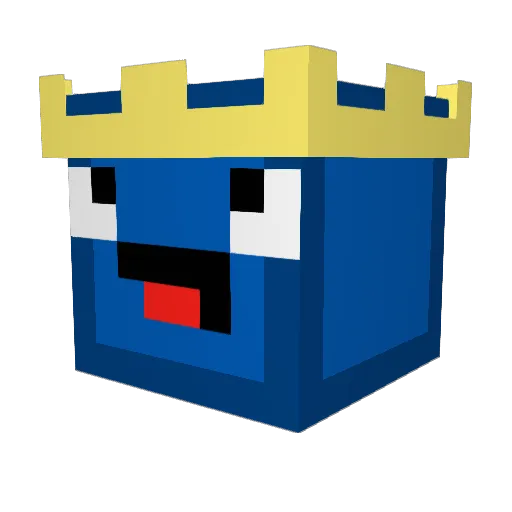 Not_Sharkky Minecraft avatar head, 3D render