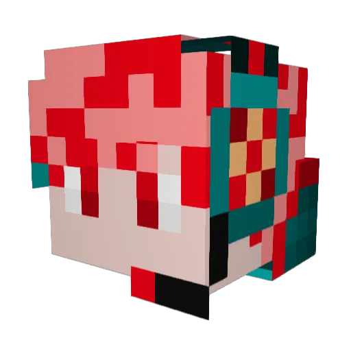 Not_tommy Minecraft avatar head, 3D render