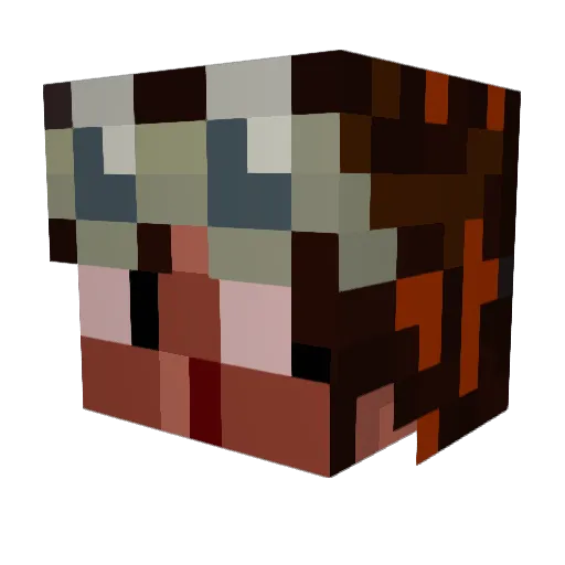 NotaAnimeFan Minecraft avatar head, 3D render
