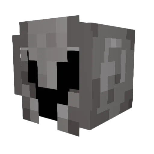 Notable_Knight Minecraft avatar head, 3D render