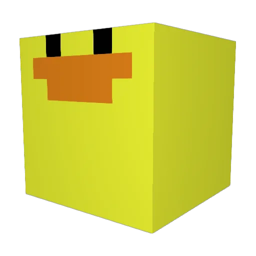 Notafilthycasual Minecraft avatar head, 3D render