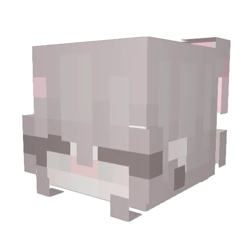 Notahina08 Minecraft avatar head, 3D render