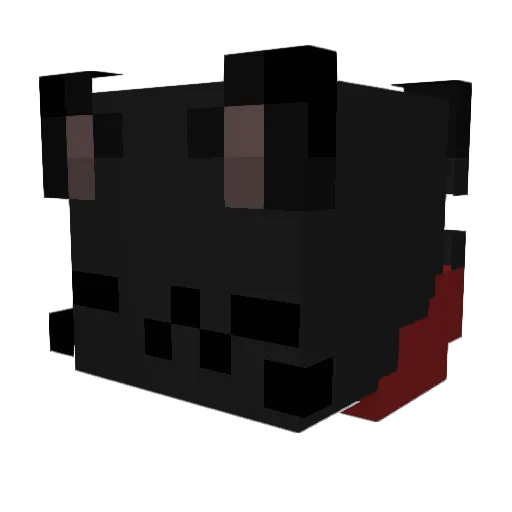 Notborn Minecraft avatar head, 3D render