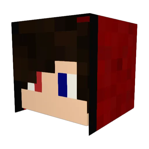 Notchinator97 Minecraft avatar head, 3D render