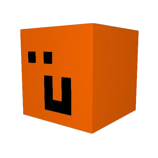 NotcreapyXD Minecraft avatar head, 3D render