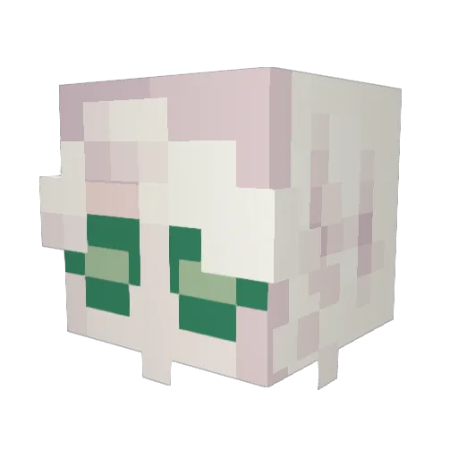 Notdeleting74 Minecraft avatar head, 3D render