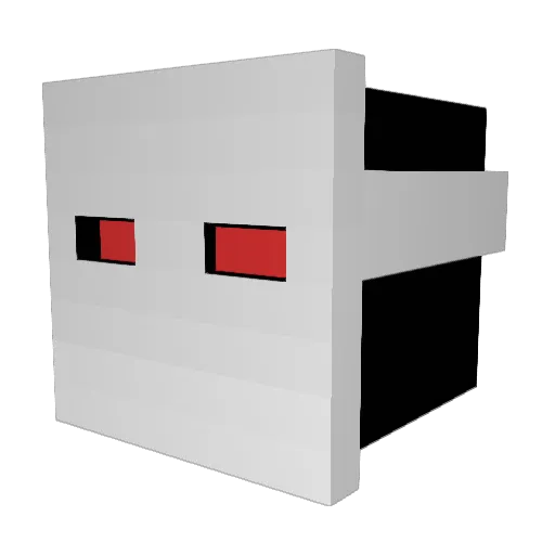 Noteasy0 Minecraft avatar head, 3D render