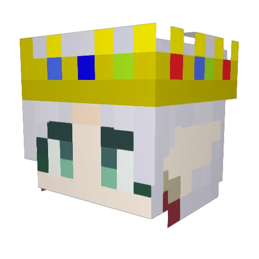 Notevino77 Minecraft avatar head, 3D render