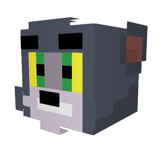 Notgettingdoxxed Minecraft avatar head, 3D render