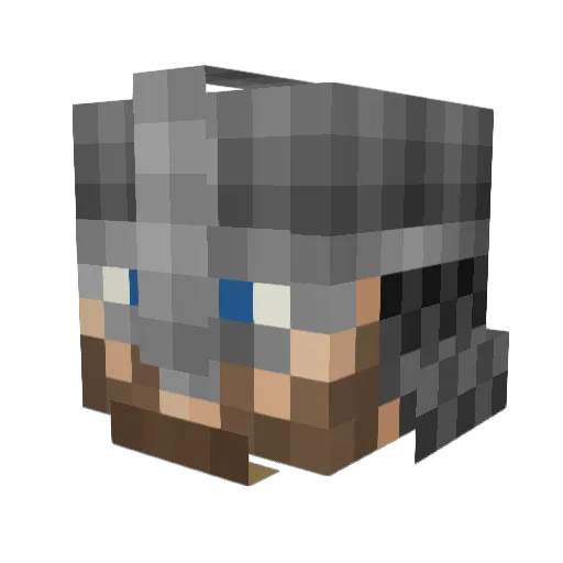 Notgoodplayer68 Minecraft avatar head, 3D render