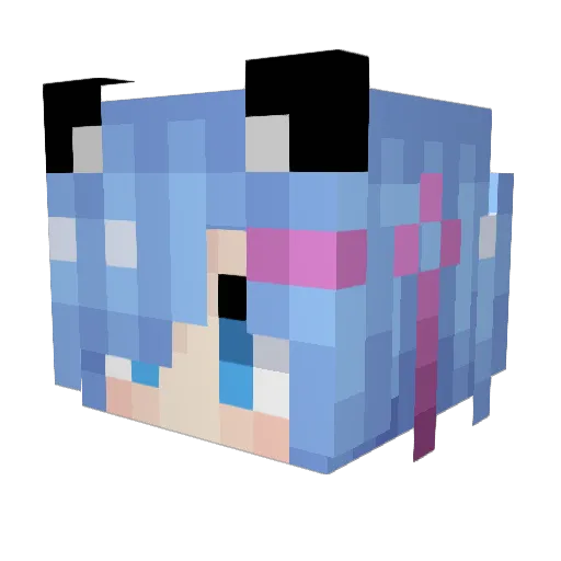 Nothard62 Minecraft avatar head, 3D render