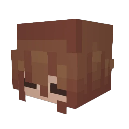 NothingMadderz Minecraft avatar head, 3D render