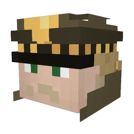 Minecraft-Avatar von Nothingatalll: Kopf als 3D-Render