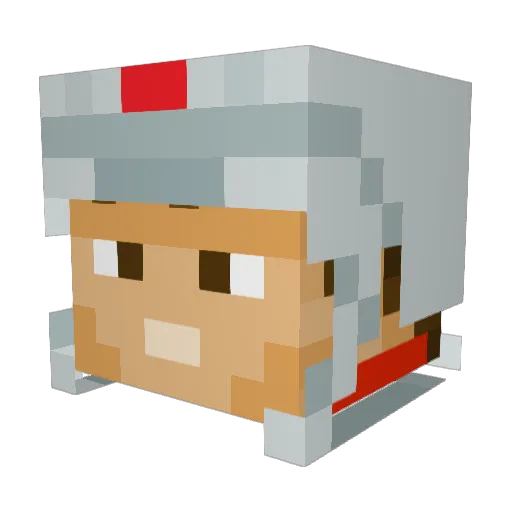 NoticeMeSenpai11 Minecraft avatar head, 3D render