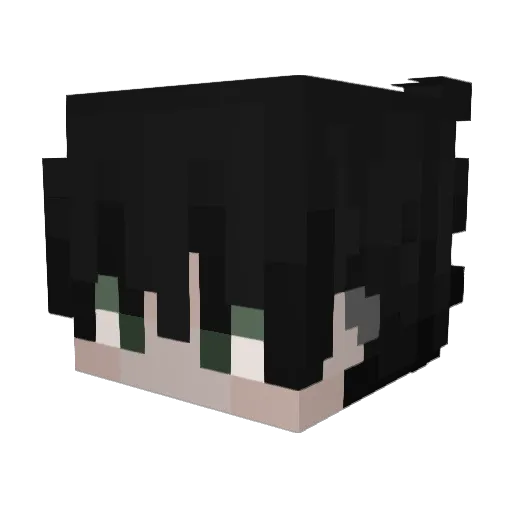 Notiibrahimx Minecraft avatar head, 3D render