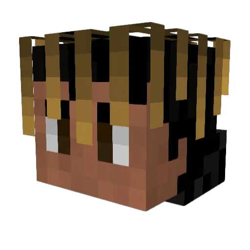 Notix_7 Minecraft avatar head, 3D render