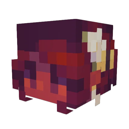 Notjazzie Minecraft avatar head, 3D render
