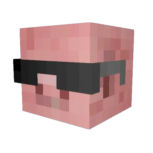 Notmigu3ll Minecraft avatar head, 3D render