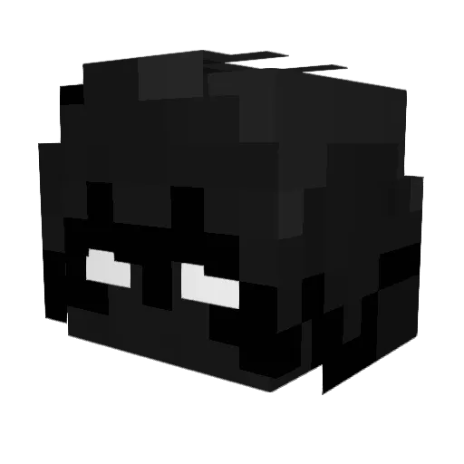 NotnaIsHere Minecraft avatar head, 3D render