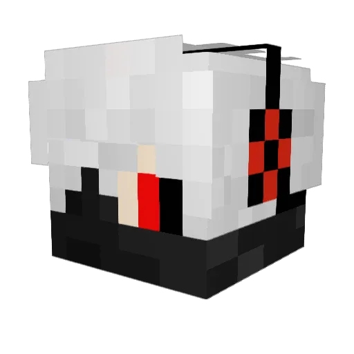 Notnight285 Minecraft avatar head, 3D render