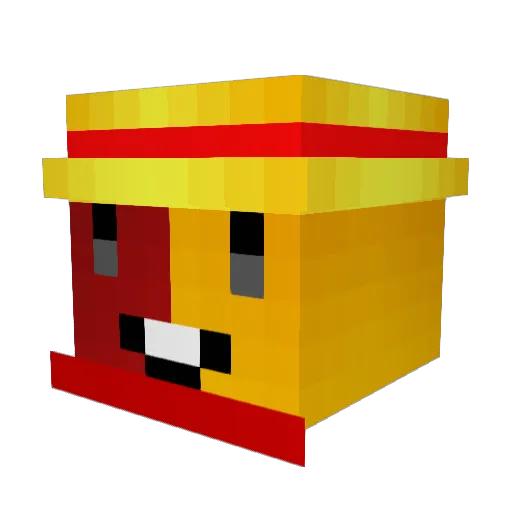 Notnilc2107 Minecraft avatar head, 3D render