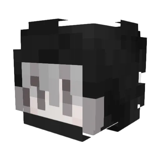 NotoLD Minecraft avatar head, 3D render