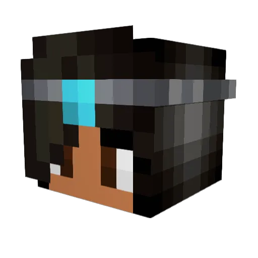 Notocha Minecraft avatar head, 3D render