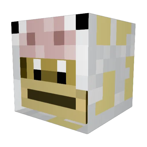 Notorious333 Minecraft avatar head, 3D render