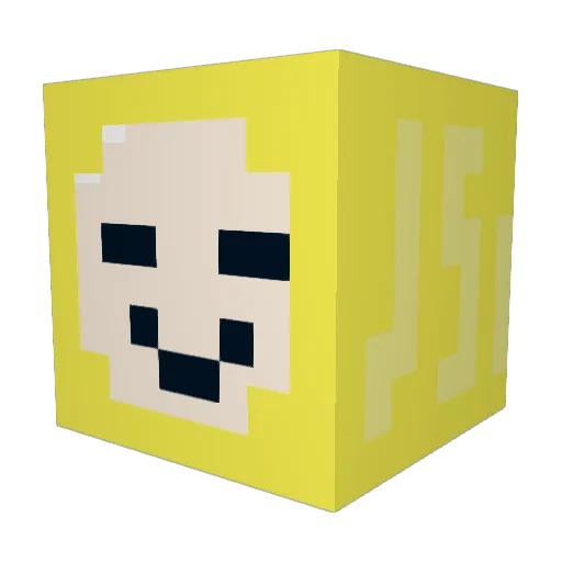NotoriousBOB1 Minecraft avatar head, 3D render