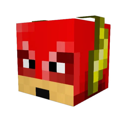 NotoriousBandit Minecraft avatar head, 3D render