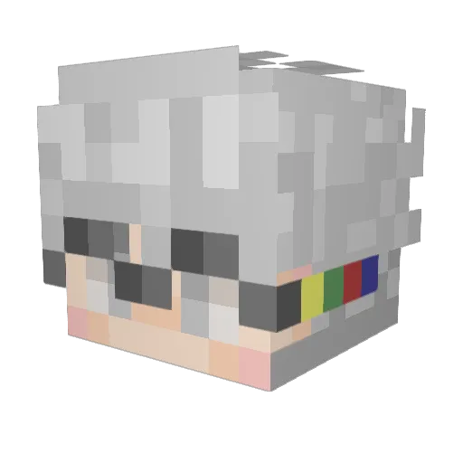 NotoriousBoogalo Minecraft avatar head, 3D render