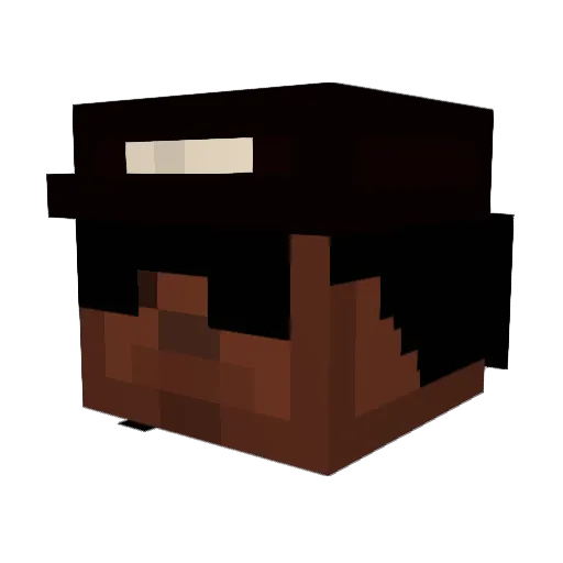 NotoriousML Minecraft avatar head, 3D render