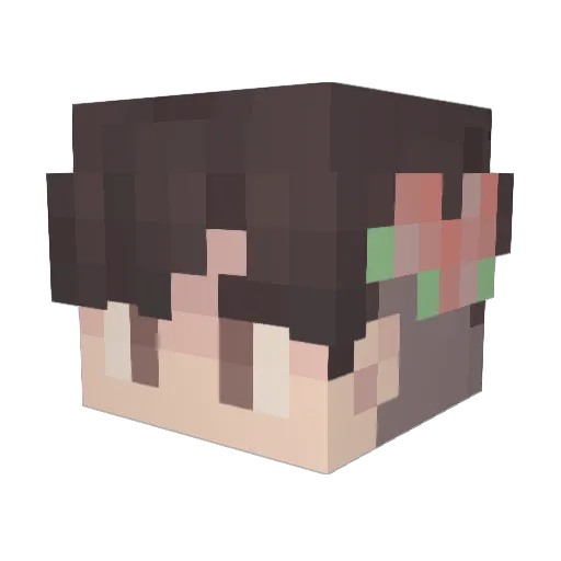 NotoriousScound Minecraft avatar head, 3D render