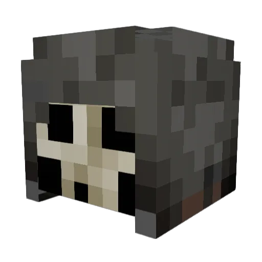 NotoriousTrevie Minecraft avatar head, 3D render
