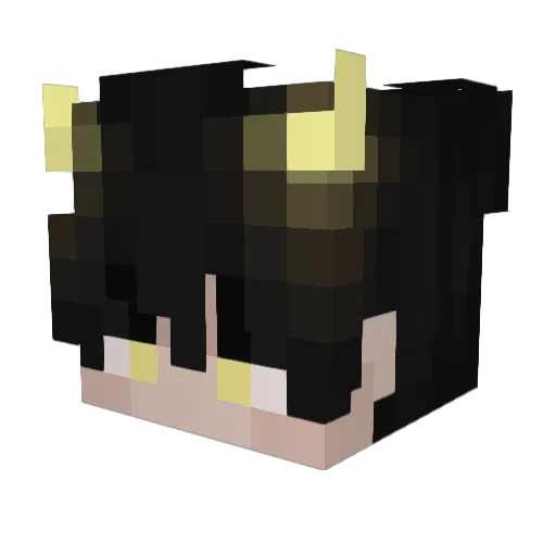NotoriusPvP Minecraft avatar head, 3D render