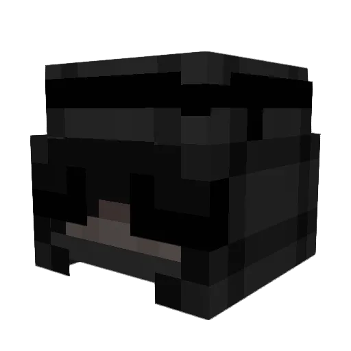 NotraDamus Minecraft avatar head, 3D render