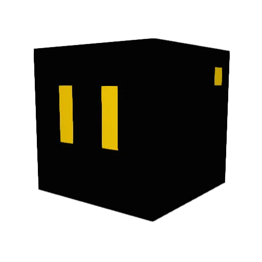 NotrealGalaxy Minecraft avatar head, 3D render
