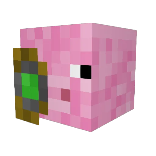 Notserp_3 Minecraft avatar head, 3D render