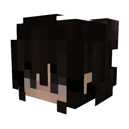 Nott0dayyo Minecraft avatar head, 3D render