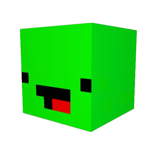NottFacts Minecraft avatar head, 3D render